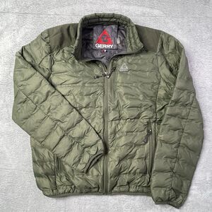 Gerry Men’s‎ Lightweight Quilted Jacket Large Green Gorpcore Normcore Outerwear